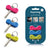 The front of the Keywing key turner aid triple pack which contains three Keywings. One in pink, blue and green.